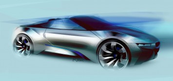 BMW i8 Concept Spyder - Design Sketch