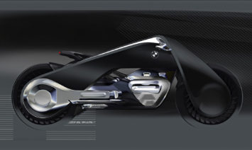 BMW Motorrad Vision Next 100 Concept Design Sketch Render