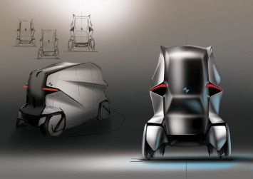 BMW Quart Concept by Yujin Kim - Design Sketches