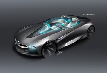 BMW Vision ConnectedDrive Concept Design Sketch