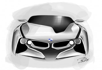 BMW Vision ConnectedDrive Concept Design Sketch