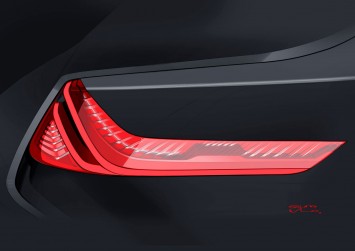 BMW Vision ConnectedDrive - Tail light design sketch