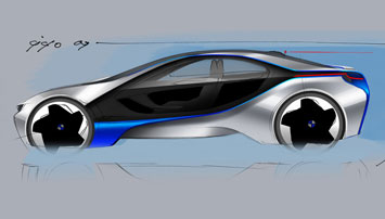 BMW Vision EfficientDynamics Design Sketch