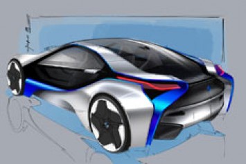 BMW Vision EfficientDynamics Design Sketch