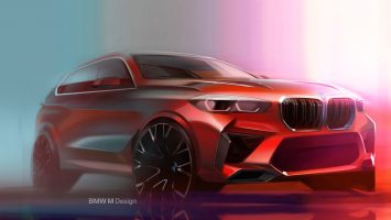BMW X5M Competition Design Sketch Render