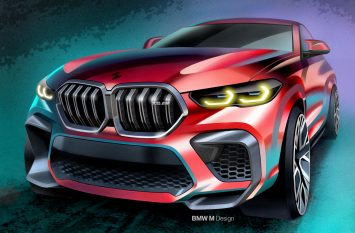 BMW X6M Competition Design Sketch Render