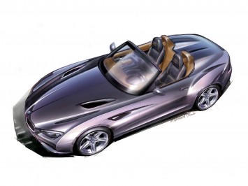 BMW Zagato Roadster - Design Sketch
