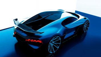 Bugatti Divo Design Sketch Render