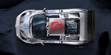 Bugatti EB110 IMSA Design Sketch Render