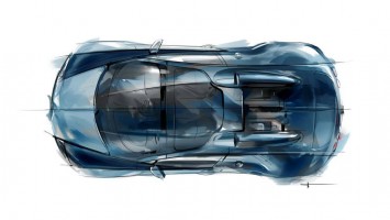 Bugatti Veyron Grand Sport Vitesse Jean-Pierre Wimille Edition - Design Sketch