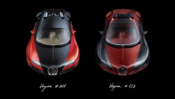 Bugatti Veyron - the Number 1 and 450 - Design Sketch