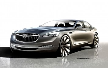 Buick Avenir Concept Design Sketch
