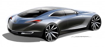 Buick Avenir Concept Design Sketch
