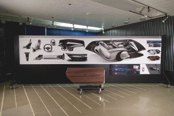 Buick Avista Concept - Interior Design Sketches Panel