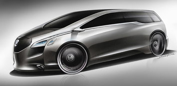 Buick Business Concept Design Sketch