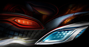 Buick Business Concept Headlights Design Sketch
