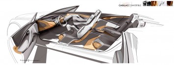 Cadillac Ciel Concept Interior Design Sketch