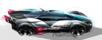 Cadillac Concept Design Sketch by Scott Anderson