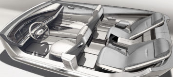 Cadillac Escala Concept - Interior Design Sketch Render