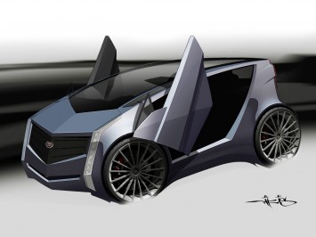 Cadillac Urban Luxury Concept Design Sketch