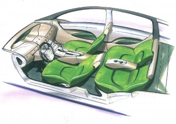 Car Design Academy - Interior Design Sketch