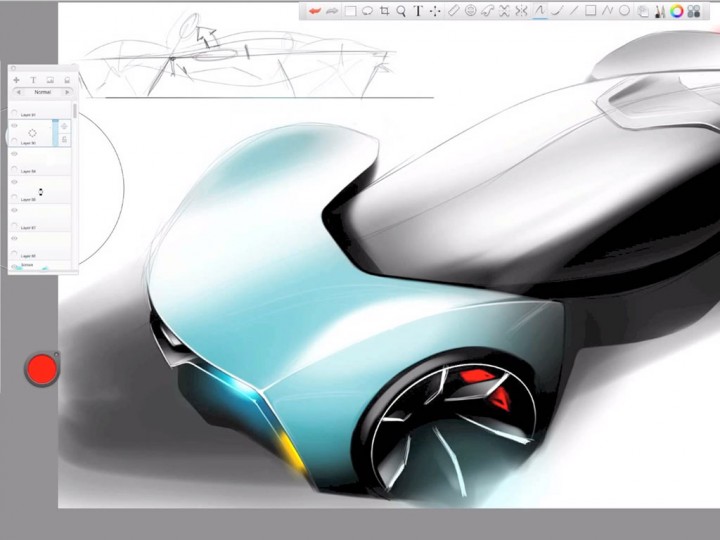 Car sketching – Lighting tutorial