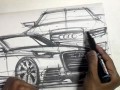 Car Marker Sketch Video: Composing a Page