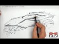 Concept Car Pencil Design Sketch Demo