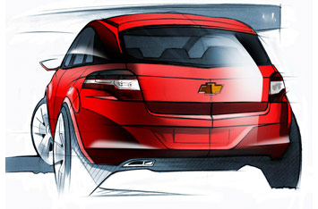 Chevrolet Agile Design Sketch