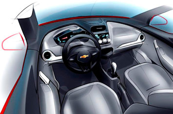 Chevrolet Agile Design Sketch