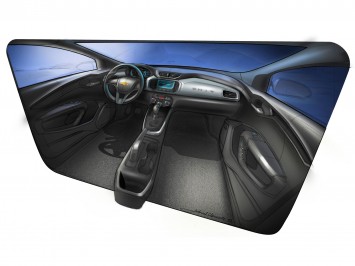 Chevrolet Onix Interior Design Sketch