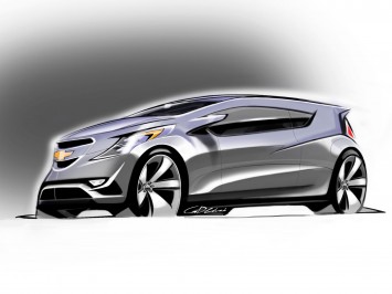 Chevrolet Spark Design Sketch