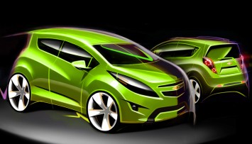 Chevrolet Spark Design Sketch