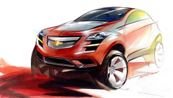 Chevrolet T2X Design Sketch