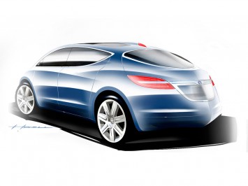 Chrysler ecoVoyager Concept - Design Sketch