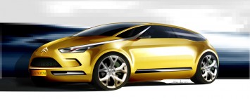 Citroen C-SportLounge Concept Design Sketch