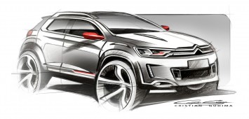 Citroen C-XR Concept - Design Sketch