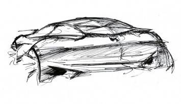 Citroen Divine DS Concept - Design Sketch by Damien Fressard