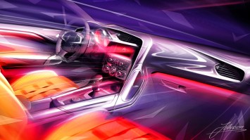 Citroen DS High Rider - Interior Design Sketch