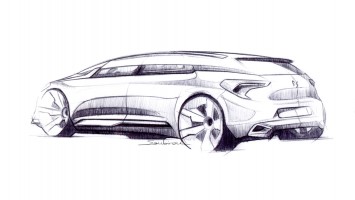 Citroen DS4 Racing Concept - Design Sketch