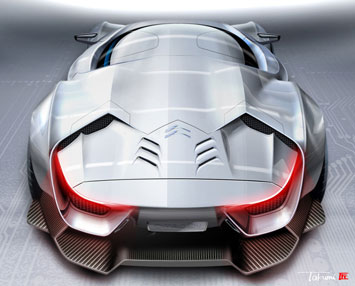 Citroen GT Concept Design Sketch