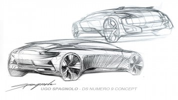 Citroen Numero 9 Concept Design Sketch
