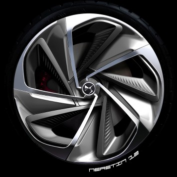 Citroen Numero 9 Concept Wheel Design Sketch