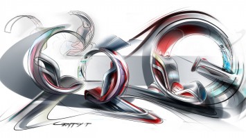 Citroen Tubik Concept Interior Design Sketch