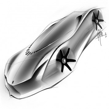 Concept Car Design Sketch by George Yoo