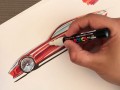 Concept car marker sketch tutorial