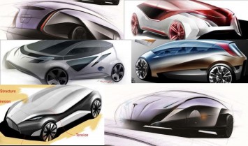 Concept Cars by IED - Design Sketches