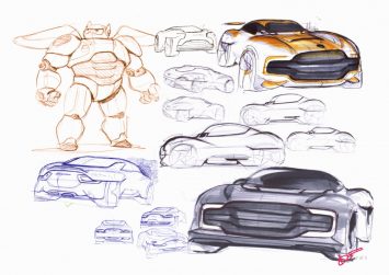 Concept Design Sketches by Agri Bisono