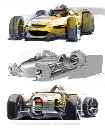 Concept Design Sketches by Anton Shamenkov