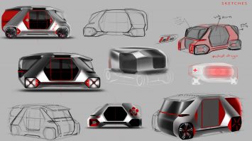 Concept Design Sketches by Jihed Zaier Car Design Academy